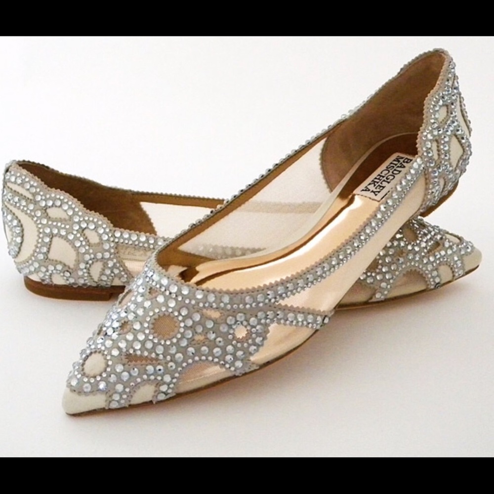 Badgley Mischka Wedding Flats